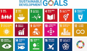 SDGs17の目標のアイコン